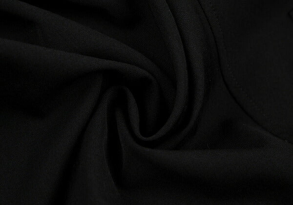Y's Wool Gabardine Hem Button Cropped Pants Black Size 3