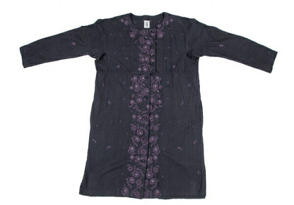 ISSEY MIYAKE HaaT Floral Embroidered Jacket Black Size M