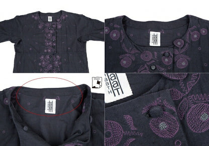 ISSEY MIYAKE HaaT Floral Embroidered Jacket Black Size M