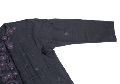 ISSEY MIYAKE HaaT Floral Embroidered Jacket Black Size M