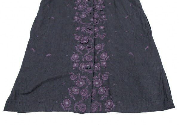 ISSEY MIYAKE HaaT Floral Embroidered Jacket Black Size M