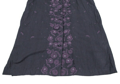 ISSEY MIYAKE HaaT Floral Embroidered Jacket Black Size M