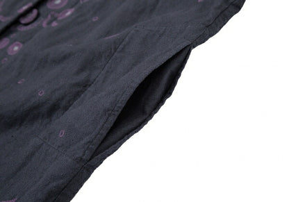 ISSEY MIYAKE HaaT Floral Embroidered Jacket Black Size M