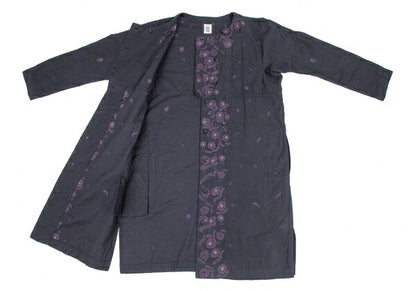 ISSEY MIYAKE HaaT Floral Embroidered Jacket Black Size M