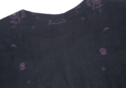 ISSEY MIYAKE HaaT Floral Embroidered Jacket Black Size M