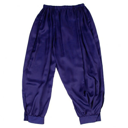 ISSEY MIYAKE Asymmetric Polyester Pants Blue Size 2
