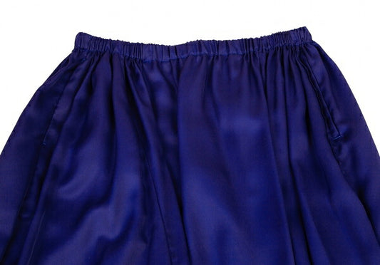 ISSEY MIYAKE Asymmetric Polyester Pants Blue Size 2