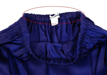 ISSEY MIYAKE Asymmetric Polyester Pants Blue Size 2