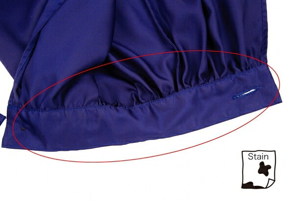 ISSEY MIYAKE Asymmetric Polyester Pants Blue Size 2