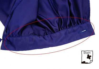 ISSEY MIYAKE Asymmetric Polyester Pants Blue Size 2