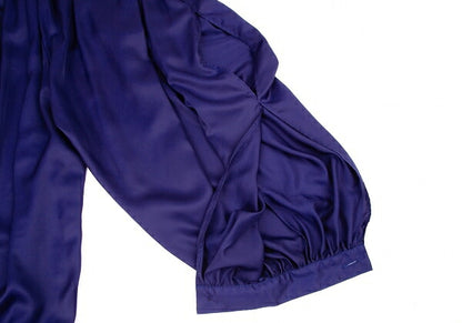 ISSEY MIYAKE Asymmetric Polyester Pants Blue Size 2