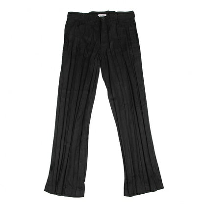 ISSEY MIYAKE Pleated Faux Suede Pants Black Size 3