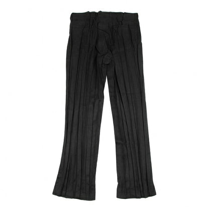 ISSEY MIYAKE Pleated Faux Suede Pants Black Size 3
