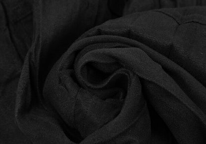 ISSEY MIYAKE Pleated Faux Suede Pants Black Size 3