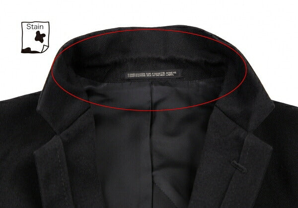 Yohji Yamamoto POUR HOMME 95AW Taping Jacket Black Size S