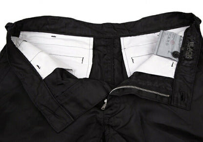 BLACK COMME des GARCONS Garment Dyed 3D Pants Black Size M