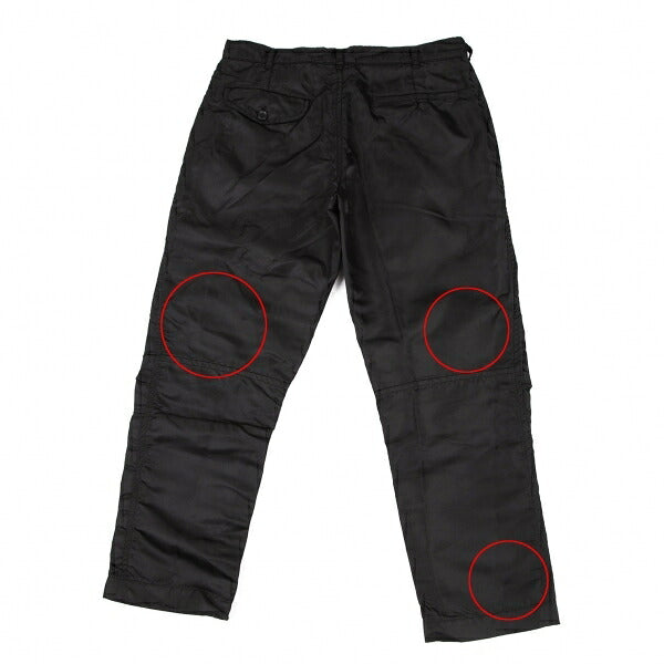 BLACK COMME des GARCONS Garment Dyed 3D Pants Black Size M