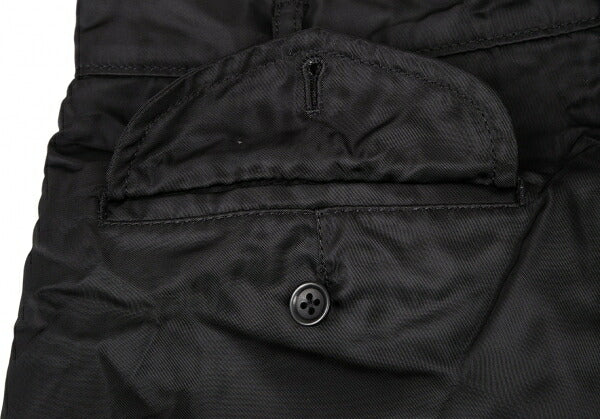 BLACK COMME des GARCONS Garment Dyed 3D Pants Black Size M