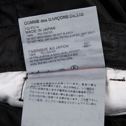 BLACK COMME des GARCONS Garment Dyed 3D Pants Black Size M