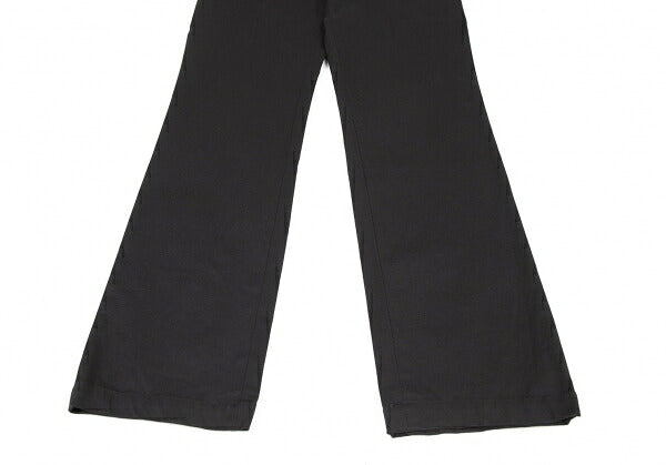 ISSEY MIYAKE Cotton Stretch Tapered Pants Black Size M