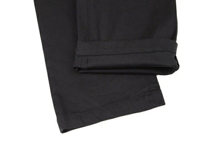 ISSEY MIYAKE Cotton Stretch Tapered Pants Black Size M
