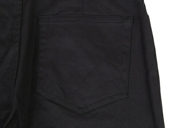 ISSEY MIYAKE Cotton Stretch Tapered Pants Black Size M