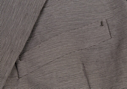 ISSEY MIYAKE Cotton Blend Tailored Blazer Brown Size M