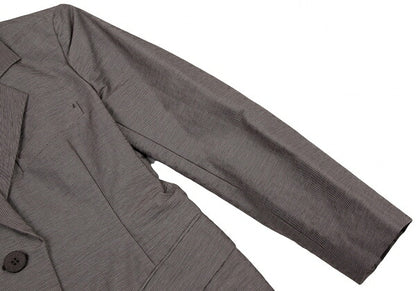 ISSEY MIYAKE Cotton Blend Tailored Blazer Brown Size M