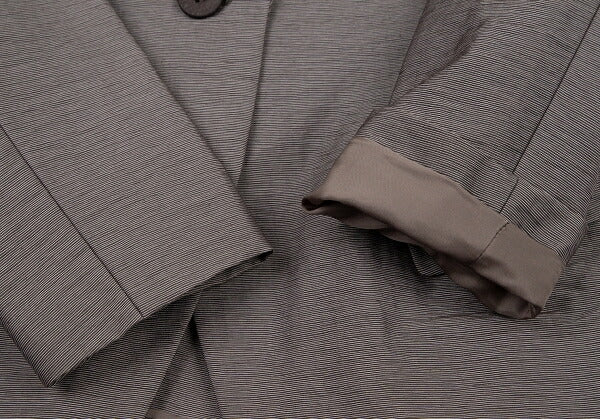 ISSEY MIYAKE Cotton Blend Tailored Blazer Brown Size M