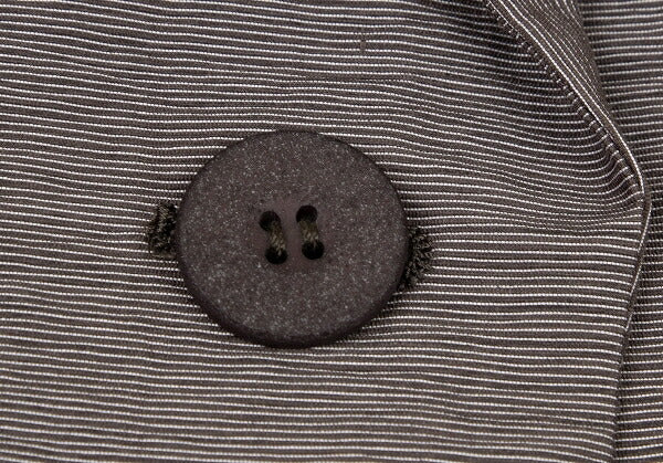 ISSEY MIYAKE Cotton Blend Tailored Blazer Brown Size M
