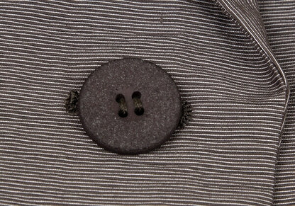 ISSEY MIYAKE Cotton Blend Tailored Blazer Brown Size M