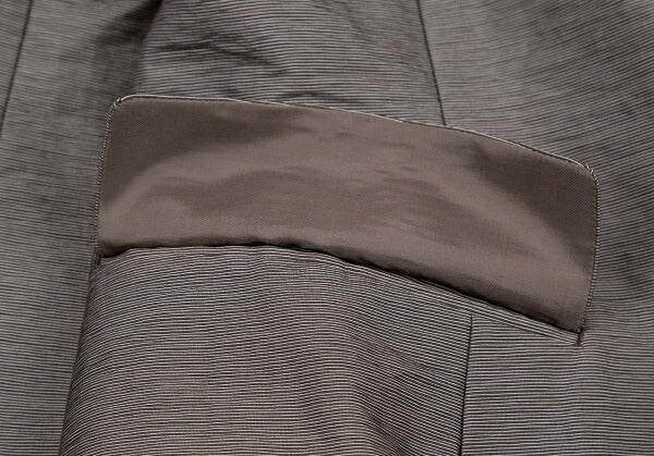 ISSEY MIYAKE Cotton Blend Tailored Blazer Brown Size M