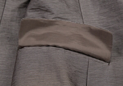 ISSEY MIYAKE Cotton Blend Tailored Blazer Brown Size M