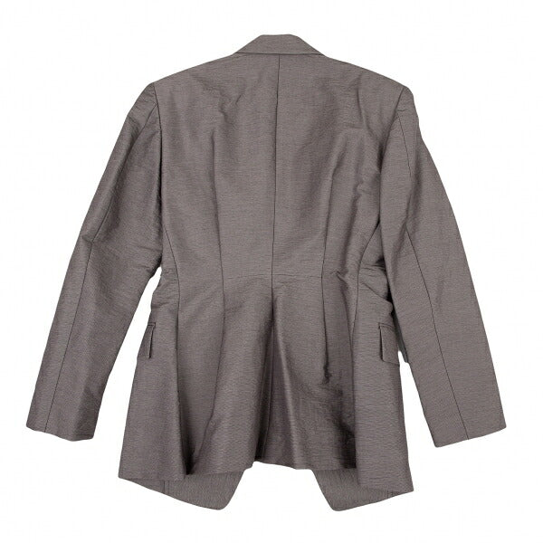 ISSEY MIYAKE Cotton Blend Tailored Blazer Brown Size M