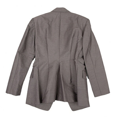 ISSEY MIYAKE Cotton Blend Tailored Blazer Brown Size M
