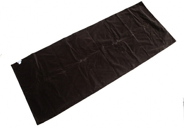 PRADA Logo Large Velour Shawl Brown