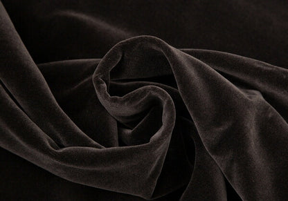 PRADA Logo Large Velour Shawl Brown