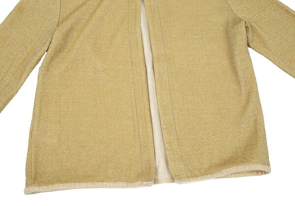 Jean Paul GAULTIER FEMME Glitter Cardigan Gold Size 40