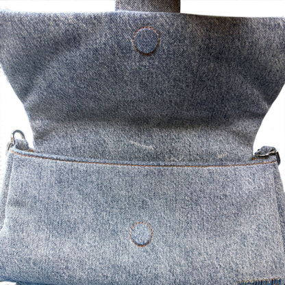JACQUEMUS Le Bambimou Denim Padded Bag