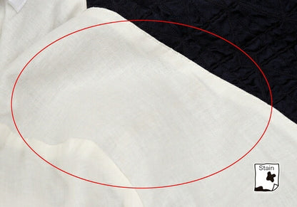 COMME des GARCONS Geometric Weave Double Jacket Navy Size S