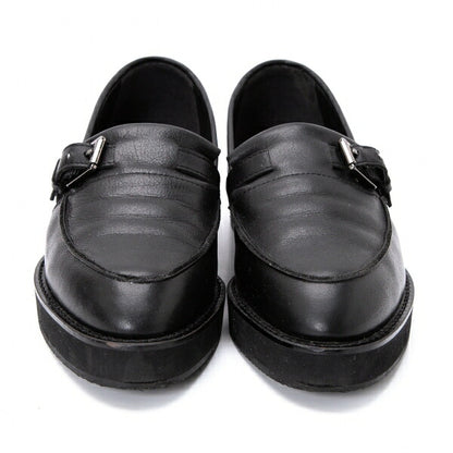 Yohji Yamamoto NOIR Belted Leather Loafers Black Size 23CM