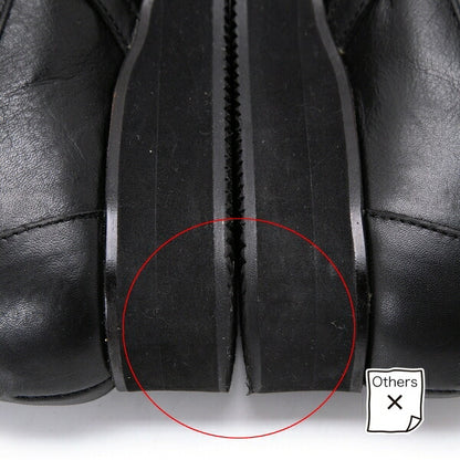 Yohji Yamamoto NOIR Belted Leather Loafers Black Size 23CM