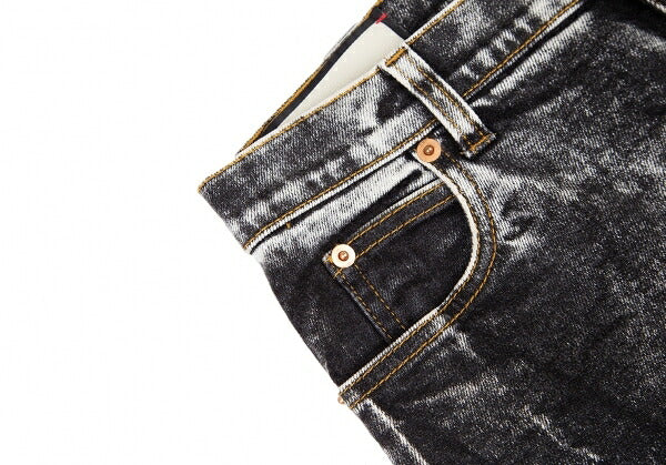 GUCCI Washed Black Denim Jeans Size 28