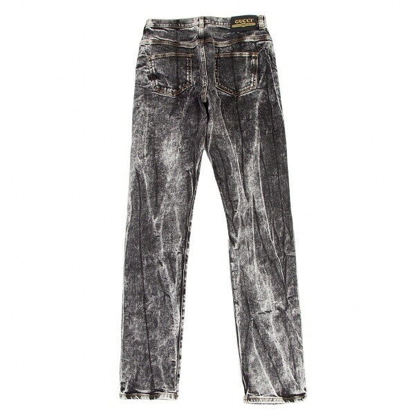 GUCCI Washed Black Denim Jeans Size 28
