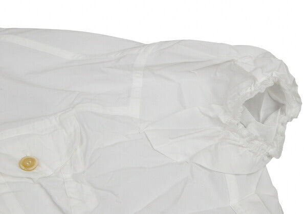 COMME des GARCONS Wrinkled Polyester Jacket White Size S