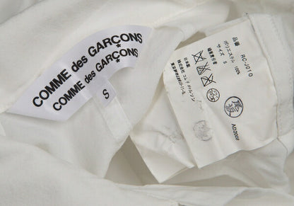 COMME des GARCONS Wrinkled Polyester Jacket White Size S