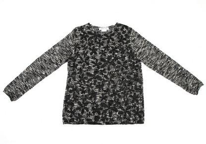COMME des GARCONS 20AW Pigment Floral Sweater Black Size L