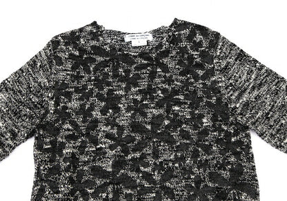 COMME des GARCONS 20AW Pigment Floral Sweater Black Size L