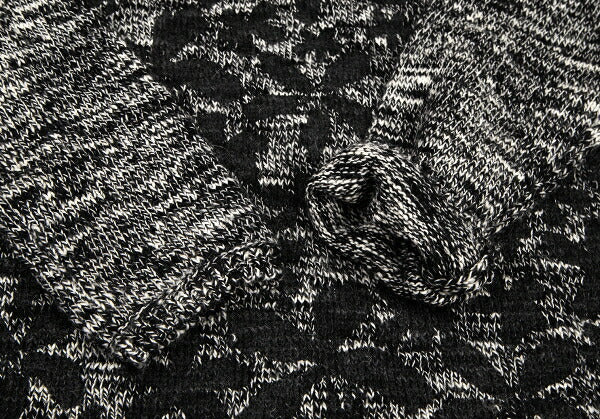 COMME des GARCONS 20AW Pigment Floral Sweater Black Size L