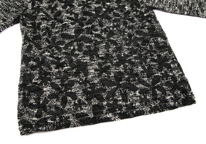 COMME des GARCONS 20AW Pigment Floral Sweater Black Size L